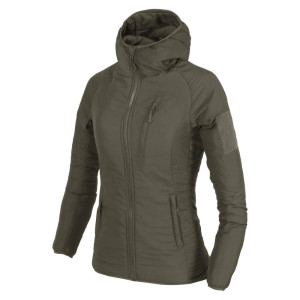 Helikon - Damska kurtka Women's Wolfhound Hoodie® - Taiga Green - KU-WWH-NL-09