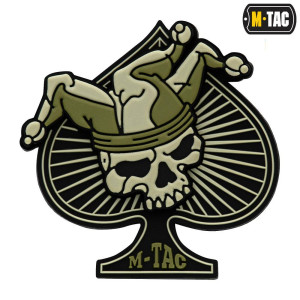 M-Tac - Naszywka Ace of Spades - PVC 3D - Oliwkowy - 51108201