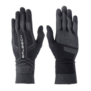 Brubeck - Rękawiczki termoaktywne unisex - Czarne - GE1001U