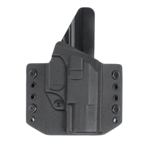 DoubleTap Gear - Kabura zewnętrzna OWB GEAR do pistoletu Walther P99 - Kydex - Prawa - Czarna