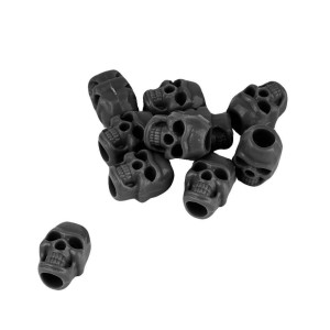 Mil-Tec - Zestaw stoperów Skull - 10 szt. - Czarne - 13458212