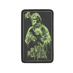 Direct Action - Naszywka Patch Into the Dark - Czarna - PA-DAID-PES-BLK
