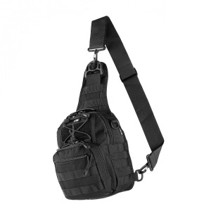 M-Tac - Torba Urban Line City Patrol Carabiner Bag - Poliester - Czarna - MTC-098-3-BK