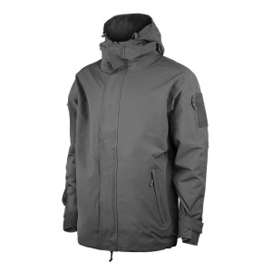 Mil-Tec - Kurtka przeciwdeszczowa z polarową podpinką Wet Weather Jacket Gen.II - Czarna - 10616002