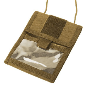 MFH - Paszportówka, etui na dokumenty na szyję ID Holder - Coyote Brown - 30930R