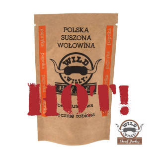 Wild Willy - Suszona wołowina Beef Jerky - Ostra papryka - 30 g