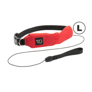 Nite Ize - Obroża dla psa ze smyczą RadDog™ All-In-One - L - Czerwona - RRLL-10-R3