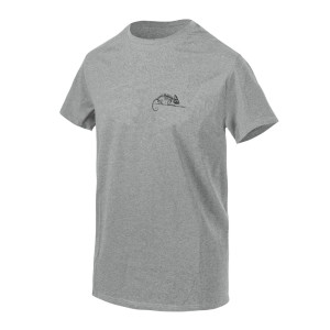 Helikon - T-shirt Helikon-Tex Logo - Bawełna - Mid Grey Melange - TS-HTL-CO-2M