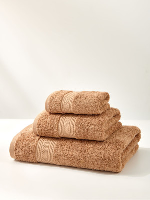 Karmelowy Ręcznik Premium z Bawełny Egipskiej 70x140 600 g/m2 EGIPCJAN