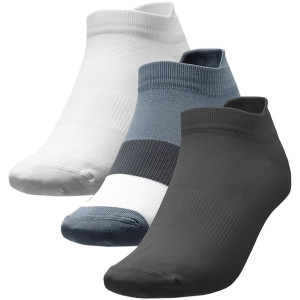 Skarpety damskie 4F szare, denim, białe H4L22 SOD002 22S+32S+10