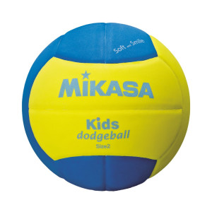 Piłka siatkowa Mikasa dodgeball żółto-niebieska SD20-YBL