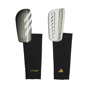 Ochraniacze piłkarskie adidas F50 League szaro-czarne KV9011