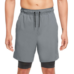 Nike Shorts Sportivi 2In1 Grigio Uomo L
