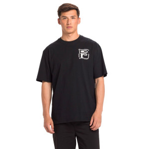 Fila T-Shirt Logo Fantasia Nero Uomo L