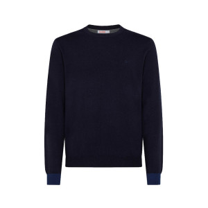 Sun68 Sun 68 Maglione Girocollo Toppe Blu Uomo L