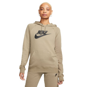 Nike Felpa Con Cappuccio Verde Donna L