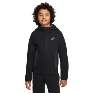 Nike Felpa Tech Fleece Nero Bambino S Ragazzo