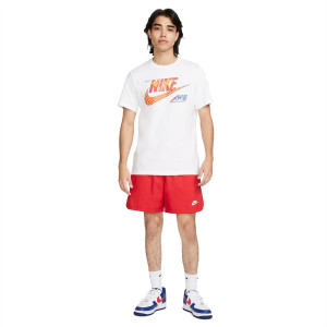Nike T-Shirt Big Logo Bianco Uomo L