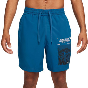 Nike Shorts Sportivi Train Blu Uomo M