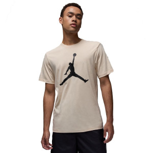 Nike Jordan T-Shirt Big Logo Beige Uomo L