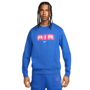 Nike Felpa Girocollo Air Blu Uomo S