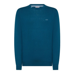 Sun68 Sun 68 Maglioncino Giro Round Blu Uomo S