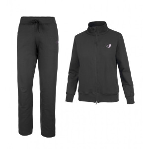 Get Fit Tuta Full Zip Nero Donna M