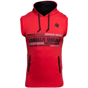 Melbourne S/L Hooded T-shirt - Rød - XL