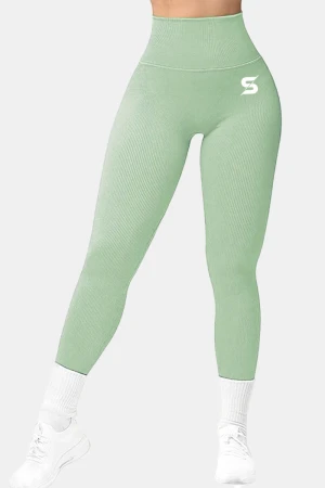 Sporty Original Butt-UP Tights - Light Green , S