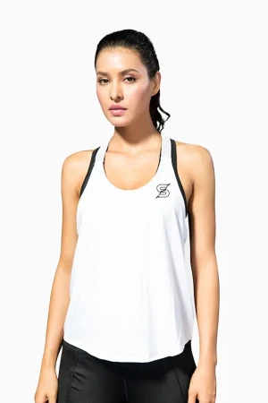 Sporty Energy Sport Singlet - White , M