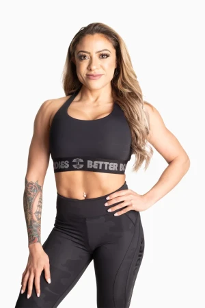 Better Bodies Classic Sports Bra - Black , S