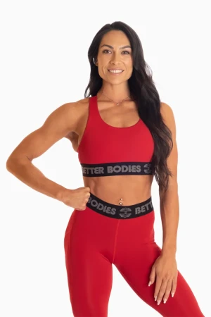 Better Bodies Classic Sports Bra - Chili Red , S