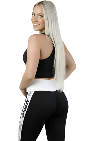 Sporty Signature Collection Tights - Hvit , S