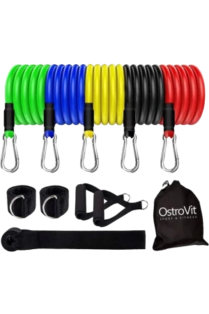 OstroVit Expander Treningsbåndsett (5 bånd)