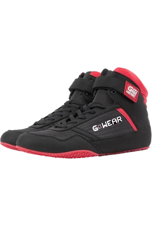 Gwear Classic High Tops - Black/Red - 45