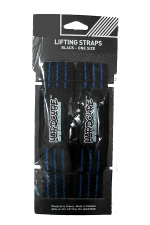 Hardcore Lifting Straps - Black / Blue