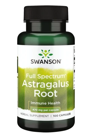 Swanson Astragalus Root - 100 kapsler