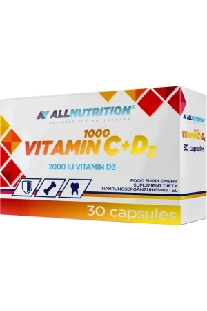 Vitamin C+D3 // 30 kapsler