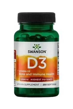 Vitamin D3 5000IU - 250 kapsler