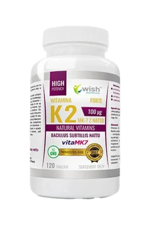 Vitamin K2 MK-7 Natto 100mcg - 120 tabletter