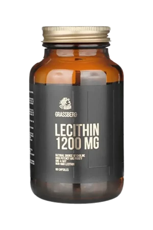 Grassberg Lecithin 1200mg - 60 kapsler