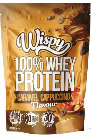 Wispy 100% Whey Protein - 1000g - Caramel Cappuccino