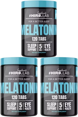 HIRO.LAB Melatonin 5mg - 120x3 tabletter