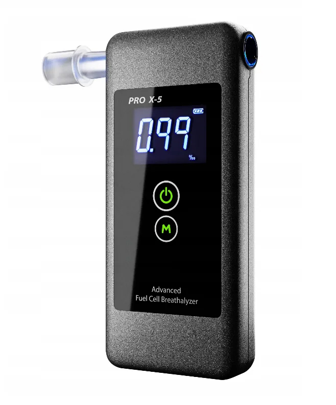 Alkomat PRO x-5 z platynowym sensorem marki AlcoFind + kalibracje