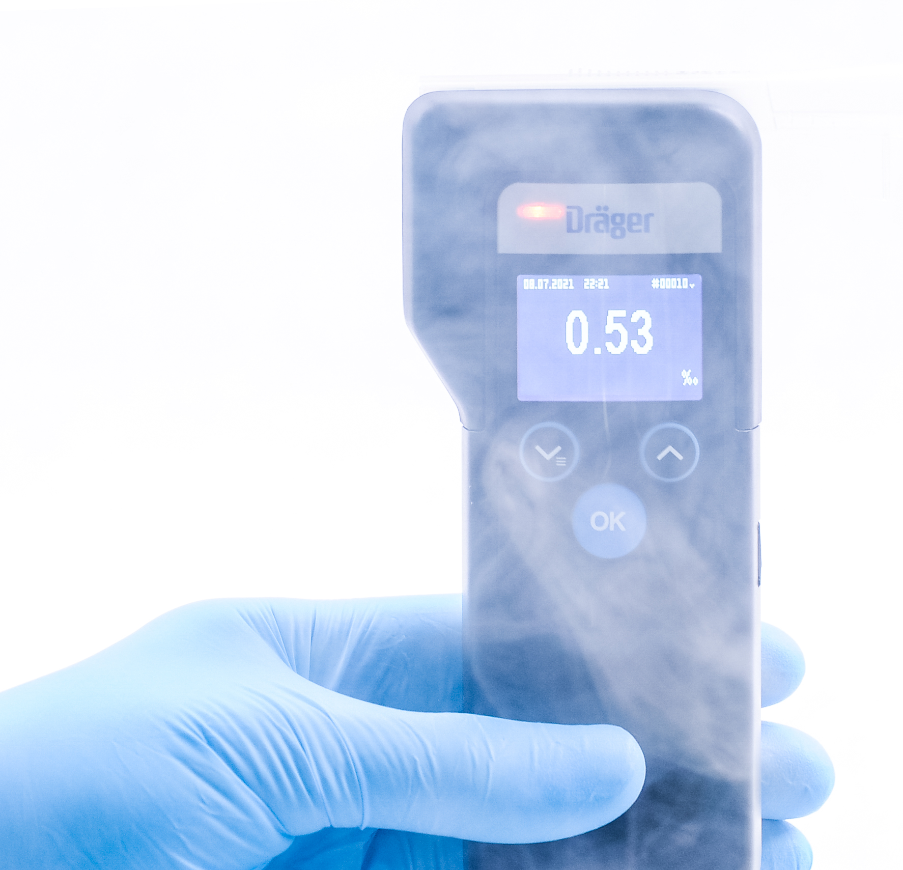 Alkomat marki Dräger Alcotest® 6000 z modułem Bluetooth