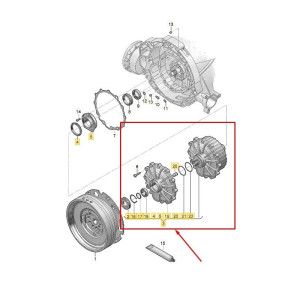 Sprzęgło DSG AUDI A5 kabriolet (F57, F5E) 45 TFSI Mild Hybrid - AUDI 0CK141030D
