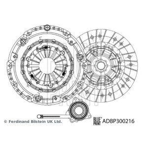 Oryginalne sprzęgło SEAT ALHAMBRA VAN (711) TSi - BLUE PRINT ADBP300216