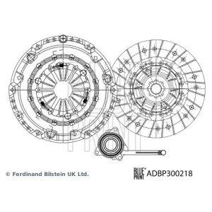 Oryginalne sprzęgło Audi A3 (8V) 2.0 TDI - BLUE PRINT ADBP300218