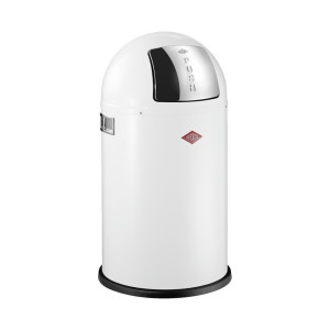 Wesco Mülleimer Pushboy Junior weiß