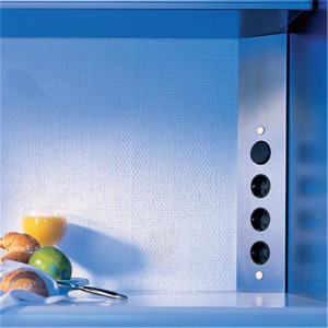Thebo Steckdosenleiste übereck ST3007, Aluminium silberfarben